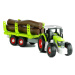 mamido  Traktor s přívěsem na dřevo