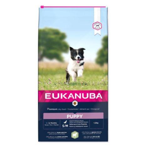 EUK PUPPY SMALL & MEDIUM LAMB 12KG Eukanuba