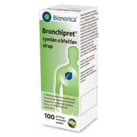 BRONCHIPRET Tymián a Břečťan sirup 100 ml