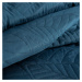 Přehoz na postel/pohovku BONNA modrá 170x210 cm Mybesthome