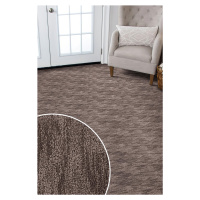 Metrážový koberec Termo 93244 hnědá 300 cm