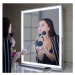 Stolní zrcadlo make-up Miraline 70 x 57 cm | stříbrná