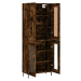 vidaXL Skříň highboard kouřový dub 69,5 x 34 x 180 cm kompozitní dřevo