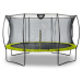 Trampolína s ochrannou sítí Silhouette trampoline Exit Toys kulatá průměr 366 cm zelená