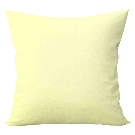 Top textil Povlak na polštářek Jednobarevný Žlutý