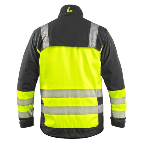 Blůza CXS NAOS HV, pánská, černá-žlutá Hi-Vis, reflexní pruhy, vel. 52