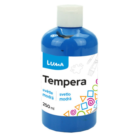 Temperová barva LUMA, 250 ml - světle modrá