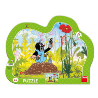 Puzzle Krtek a kalhotky kontura 25 dílků deskové DINO