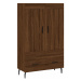 vidaXL Skříň highboard hnědý dub 69,5 x 31 x 115 cm kompozitní dřevo