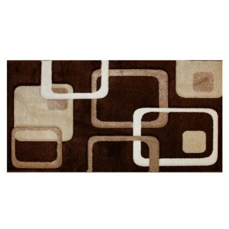 Hnědý kusový koberec Rumba 5280, 80x150 cm FOR LIVING