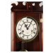 Stilista ORPHEUS 1393 Nástěnné kyvadlové hodiny mahagon - 73 cm