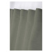Dekorační režná záclona s poutky MADRID zelená 140x260 cm (cena za 1 kus) France
