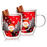 4Home Termo sklenice Mug Santa Hot&Cool 270 ml, 2 ks
