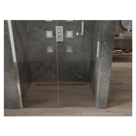 MEXEN Omega posuvné sprchové dveře 160, transparent, chrom se sadou pro niku 825-160-000-01-00