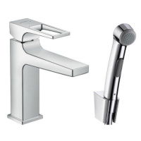 Umyvadlová baterie Hansgrohe Metropol s bidetovou sprškou chrom 74522000