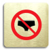 Accept Piktogram "zákaz vstupu v plavkách" (80 × 80 mm) (zlatá tabulka - barevný tisk bez rámečk