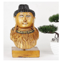 Dřevěná Dekorace Buddha, S