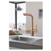 Grohe 30270DL0 - Dřezová baterie s výsuvnou sprškou, kartáčovaný Warm Sunset