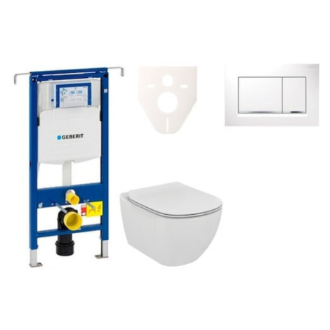 Cenově zvýhodněný závěsný WC set Geberit do lehkých stěn / předstěnová montáž+ WC Ideal Standard