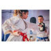 Fotografie Female karate player practicing with trainer, South_agency, (40 x 26.7 cm)