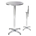 Barový stolek hliníkový 60 cm, nožička 6,5 cm skládací