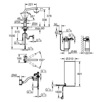 Výpusť s bojlerem stojánková GROHE RED DUO 30325DC1