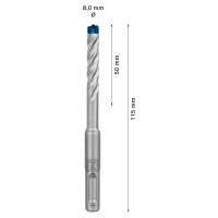 Vrták do betonu SDS plus-7X Bosch EXPERT Dostupné varianty: Vrták do betonu SDS plus-7X Bosch EX