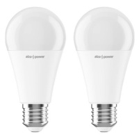 AlzaPower LED 15-100W, E27, 2700K, set 2ks