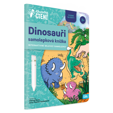 Samolepková knížka Dinosauři - Kouzelné čtení Albi