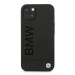 BMW BMHCP13MSLLBK hard silikonové pouzdro iPhone 13 6.1" black Signature Logo Imprint