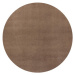 Hanse Home Collection koberce Kusový koberec Fancy 103008 Braun - hnědý kruh - 133x133 (průměr) 