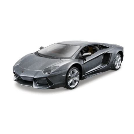 Maisto Kit Lamborghini Aventador model ke skládání šedá 1:24