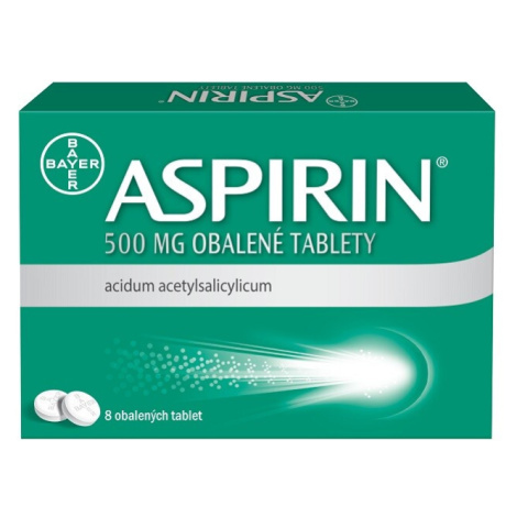 ASPIRIN 500MG TBL OBD 8 Bayer