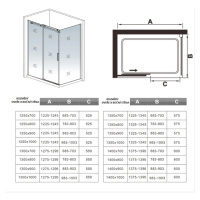 H K Sprchový kout DIAMOND 100x70 cm L/P varianta včetně sprchové vaničky z litého mramoru SE- DI