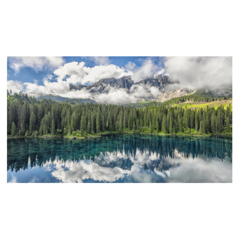 Fotografie Carezza Lake, Manjik Pictures, 40 × 22.2 cm