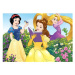 EDUCA Puzzle Disney Princezny: Sněhurka, Bella a Locika 100 dílků