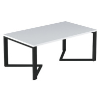Konferenční stolek LAZARO, bílý mat