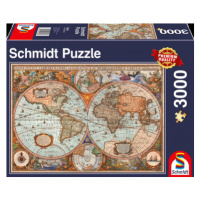 SCHMIDT Puzzle Historická mapa světa