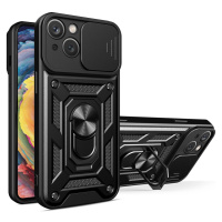 Hybrid Armor Camshield pouzdro Motorola Moto G62 5G obrněné pouzdro s krytem fotoaparátu černé