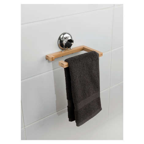 Bambusový držák na toaletní papír / ručníky Compactor Bestlock SPA Bamboo - bez vrtání