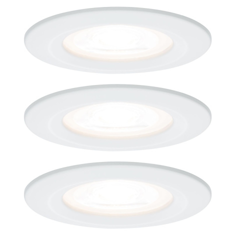 PAULMANN Vestavné svítidlo LED Nova kruhové 3x6,5W GU10 bílá mat nevýklopné 3-krokové-stmívateln