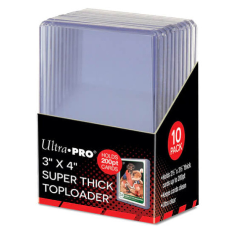 Toploader Ultra Pro 3x4 Super Thick 200PT Toploaders - 10 ks Ultrapro