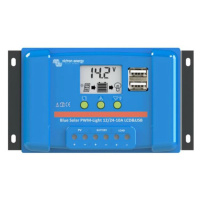 Solární regulátor PWM Victron Energy 10A  LCD a USB 12V/24V