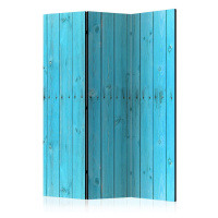 Paraván The Blue Boards Dekorhome 225x172 cm (5-dílný)