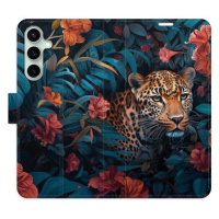 iSaprio Flip pouzdro Flower Jaguar 02 pro Samsung Galaxy S23 FE