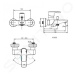 IDEAL STANDARD Connect Air Vanová baterie, chrom A7033AA