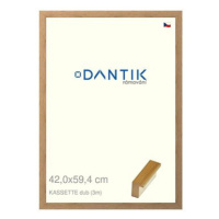 DANTIK rámeček 42 × 59,4, KASSETTE dub plexi čiré