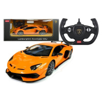 Mamido RASTAR Auto na dálkové ovládání RC Lamborghini Aventador Rastar 1:14 oranžové