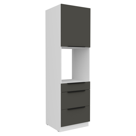 Vysoká skříňka pro vestavnou troubu Aria 60 DPS-210 3S 1F - Premium Box Barva korpusu: Bílá, Bar