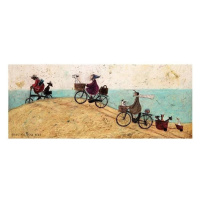 Umělecký tisk Sam Toft - Electric Bike Ride, Sam Toft, (100 x 50 cm)